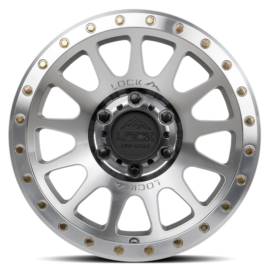 YOSEMITE-7957MC - Lock Offroad Yosemite 17X9 5X127 ET 0mm Machined Face Polish - Lock Offroad Wheels Canada