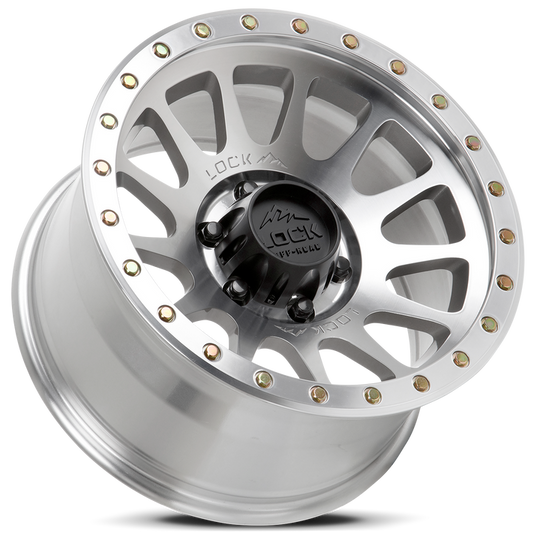 YOSEMITE-2969MC - Lock Offroad Yosemite 20X9 6X139.7 ET 18mm Machined Face Polish - Lock Offroad Wheels Canada
