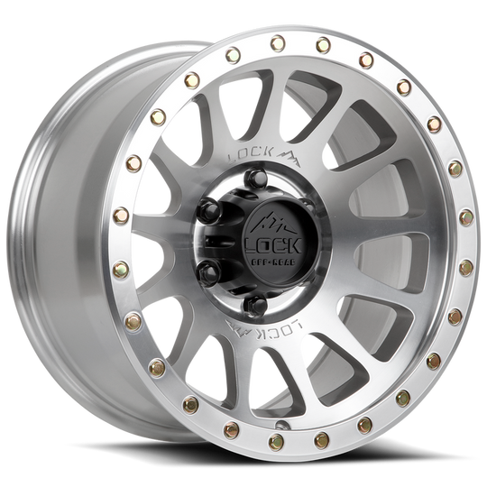 YOSEMITE-7969MC - Lock Offroad Yosemite 17X9 6X139.7 ET 0mm Machined Face Polish - Lock Offroad Wheels Canada