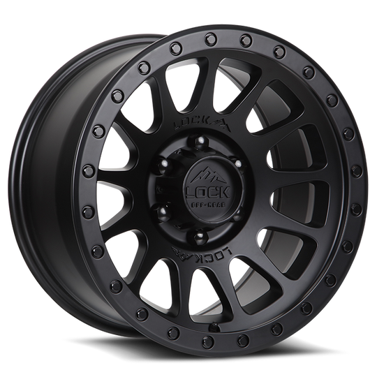 YOSEMITE-7963MB - Lock Offroad Yosemite 17X9 6X135 ET 0mm Matte Black - Lock Offroad Wheels Canada