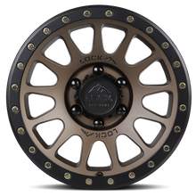 Charger l'image dans la galerie, YOSEMITE-2969MRMBR - Lock Offroad Yosemite 20X9 6X139.7 ET 18mm Matte Desert Bronze With Black Ring - Lock Offroad Wheels Canada