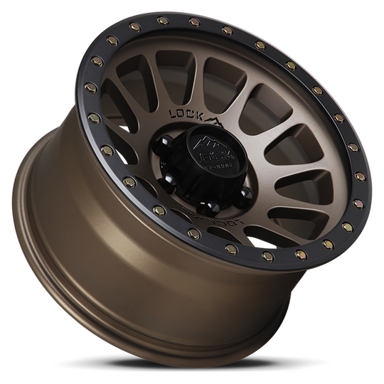 YOSEMITE-2169MRMBR - Lock Offroad Yosemite 20X10 6X139.7 ET -18mm Matte Desert Bronze With Black Ring - Lock Offroad Wheels Canada