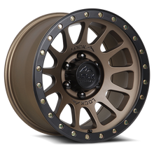 Charger l'image dans la galerie, YOSEMITE-2157MRMBR - Lock Offroad Yosemite 20X10 5X127 ET -18mm Matte Desert Bronze With Black Ring - Lock Offroad Wheels Canada