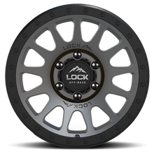 Load image into Gallery viewer, YOSEMITE-2169MGMBR - Lock Offroad Yosemite 20X10 6X139.7 ET -18mm Matte Grey With Black Ring - Lock Offroad Wheels Canada