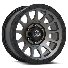 Charger l'image dans la galerie, YOSEMITE-7963MGMBR - Lock Offroad Yosemite 17X9 6X135 ET 0mm Matte Grey With Black Ring - Lock Offroad Wheels Canada