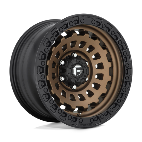 D63417901745 - Fuel Off-Road D634 Zephyr 17X9 8X170 -12 mm Matte Bronze Black Bead Ring - Fuel Off-Road Wheels Canada