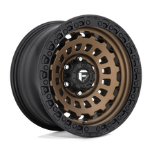 Load image into Gallery viewer, D63420908450 - Fuel Off-Road D634 Zephyr 20X9 6X139.7 1mm Matte Bronze Black Bead Ring - Fuel Off-Road Wheels Canada