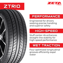 Charger l'image dans la galerie, ZT2454517N 245/45R17XL Zeta ZTR10 99W Zeta Tires Canada