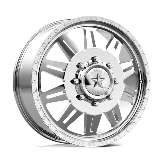 AFDCDB04210-1-21 - American Force AFW Clutch 22X8.25 8X210 mm Polished - American Force Wheels Canada