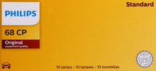 Load image into Gallery viewer, 68CP Philips Standard Miniature 68 - Standard - Multiple Commercial 10-Pack Philips Bulbs