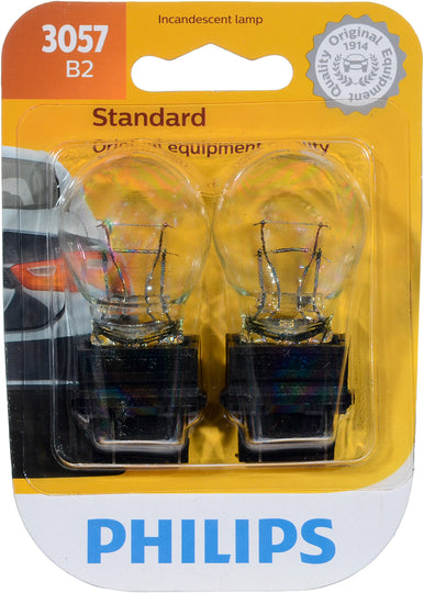 3057B2 Philips Standard Miniature 3057 - Standard - Twin Blister Pack Philips Bulbs
