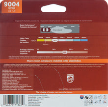 Load image into Gallery viewer, 9004XVB2 Philips X-tremeVision Headlight 9004 - X-tremeVision - Twin Blister Pack Philips Bulbs