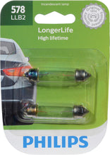 Load image into Gallery viewer, 578LLB2 Philips LongerLife Miniature 578LL - LongerLife - Twin Blister Pack Philips Bulbs