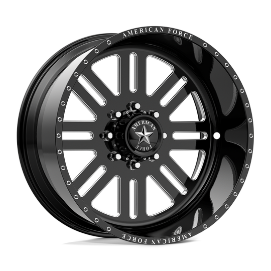 AFTC61R78-5-20 - American Force AFW Rebel 20X9 6X139.7 0mm Gloss Black Mill-Mach - American Force Wheels Canada