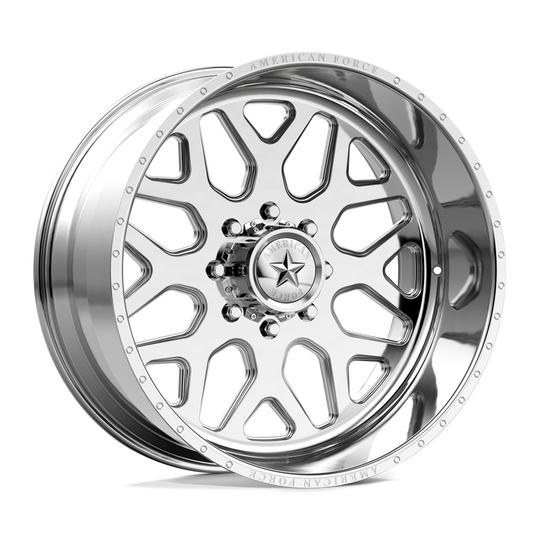 AFTEF30F25-1-21 - American Force AFW Flux 20X12 8X170 -40mm Polished - American Force Wheels Canada
