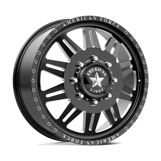 AFDCDB04210-5-21 - American Force AFW Clutch 22X8.25 8X210 mm Gloss Black Mill-Mach - American Force Wheels Canada