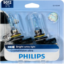 Load image into Gallery viewer, 9012CVB2 Philips CrystalVision ultra Headlight 9012 - CrystalVision Ultra - Twin Blister Pack Philips Bulbs