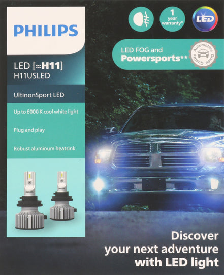 H11USLED Philips Ultinon Sport - UltinonSport LED Philips Bulbs