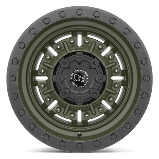 1785ABR-86140N12 - Black Rhino Abrams 17X8.5 6X139.7 -18 mm Olive Drab Green - Black Rhino Wheels Canada