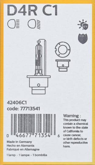 D4RC1 Philips Xenon HID lamp D4R - Standard - Single Commercial Pack Philips Bulbs