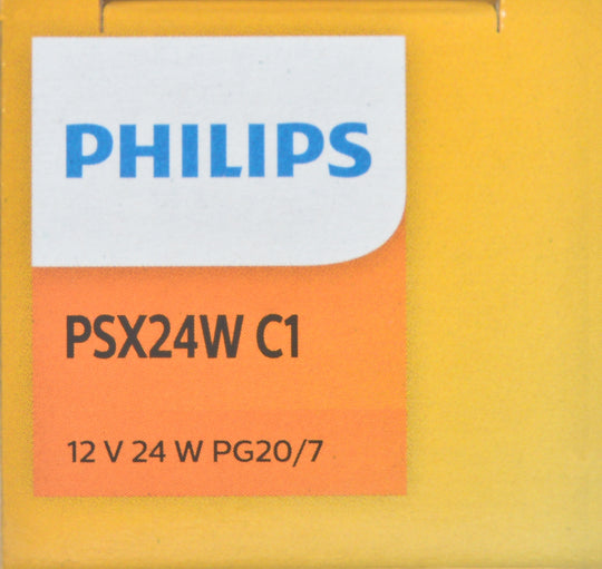 PSX24WC1 Philips HiPerVision Bulb PSX24W - Standard - Single Commercial Pack Philips Bulbs