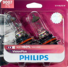 Load image into Gallery viewer, 9007VPB2 Philips VisionPlus Headlight 9007 - VisionPlus - Twin Blister Pack Philips Bulbs