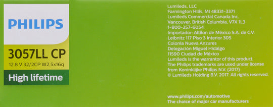 3057LLCP Philips LongerLife Miniature 3057LL - LongerLife - Multiple Commercial 10-Pack Philips Bulbs