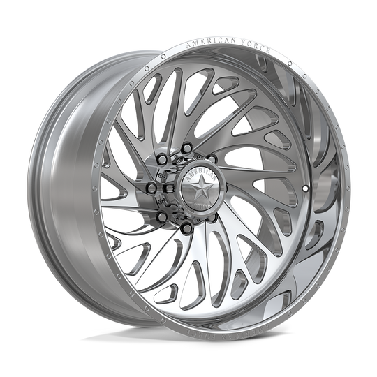 AFTNCKH49RG24-1-20 - American Force AFW Jolt 24X12 8X180 -55mm Polished - American Force Wheels Canada