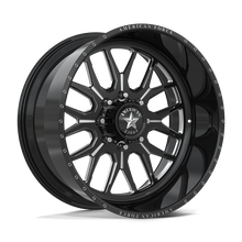 Charger l'image dans la galerie, AFTDN55G24-5-20 - American Force Cast AFW Talon 20X10 8X180 -25mm Gloss Black Mill-Mach - American Force Cast Wheels Canada