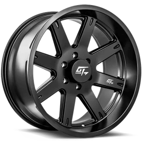 GT72212817044SB - GT Offroad Invasion 22X12 8X170 ET -44MM Satin Black - GT Offroad Wheels Canada