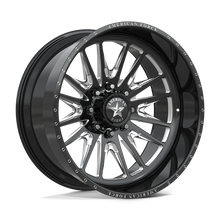 Charger l'image dans la galerie, AFTNCKH48D22-5-20 - American Force AFW Notch 24X12 8X165.1 -55mm Gloss Black Mill-Mach - American Force Wheels Canada