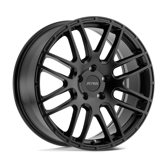 1880P6A355120M76 - Petrol P6A 18X8 5X120  35mm Matte Black - Petrol Wheels Canada