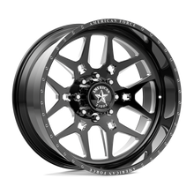 Charger l'image dans la galerie, AFTPCKH38G24-5-21 - American Force AFW Battle 24X14 8X180 -90mm Gloss Black Mill-Mach - American Force Wheels Canada
