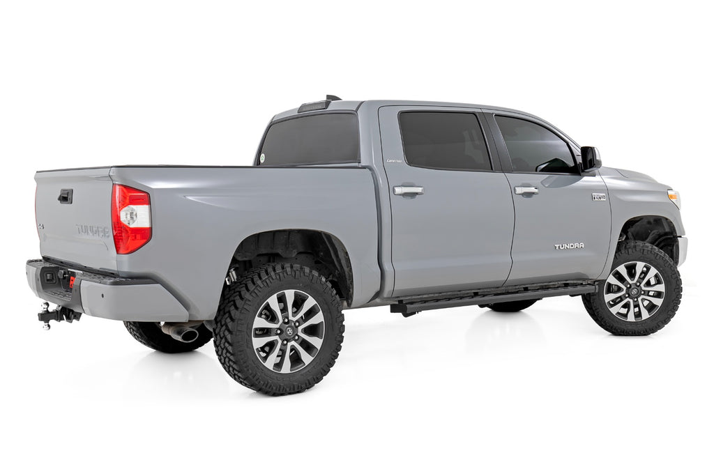 41005 BA2 Running Boards - Side Step Bars - Crew Cab - Toyota Tundra (2007-2021) Rough Country Canada