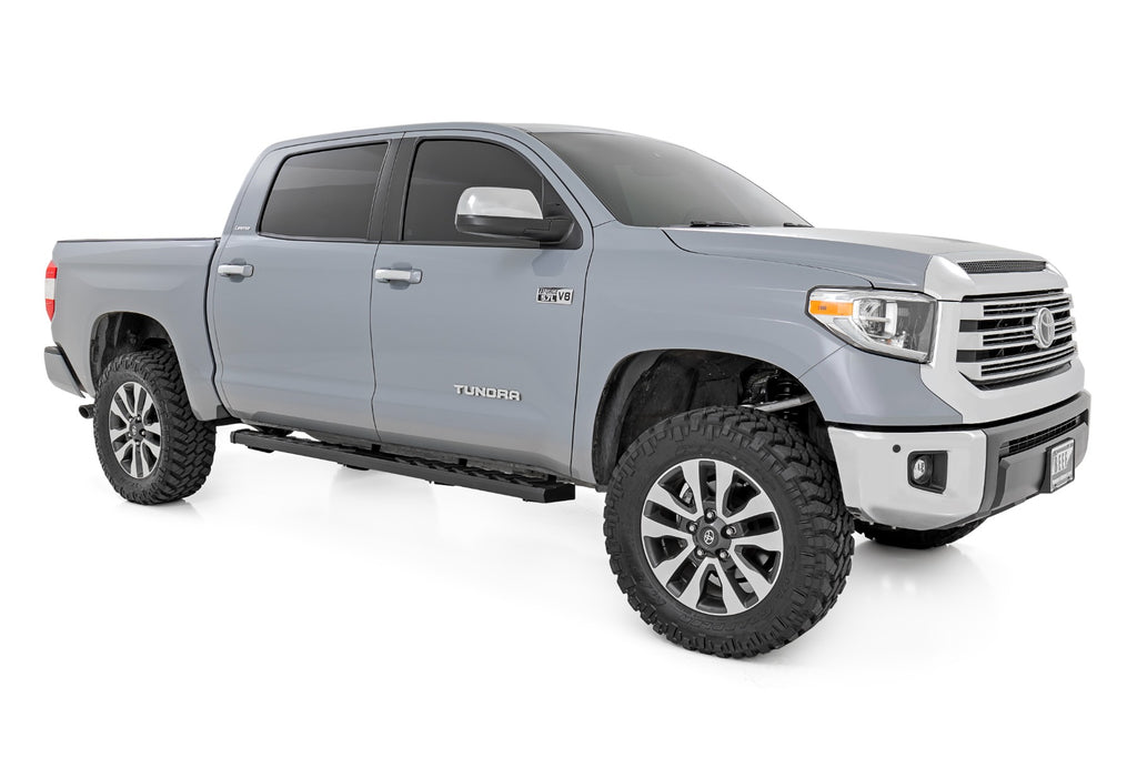 41005 BA2 Running Boards - Side Step Bars - Crew Cab - Toyota Tundra (2007-2021) Rough Country Canada