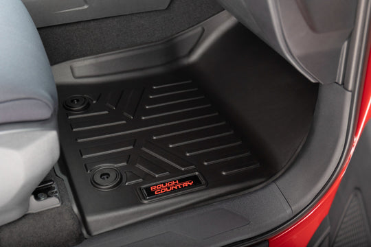 M-71780 Floor Mats - FR & RR - CrewMax - Toyota Tundra 2WD/4WD (2022-2023) Rough Country Canada