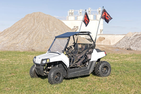 93086 LED Light Whip Kit - Bed Mount - Polaris RZR 170 4WD (2009-2022) Rough Country Canada