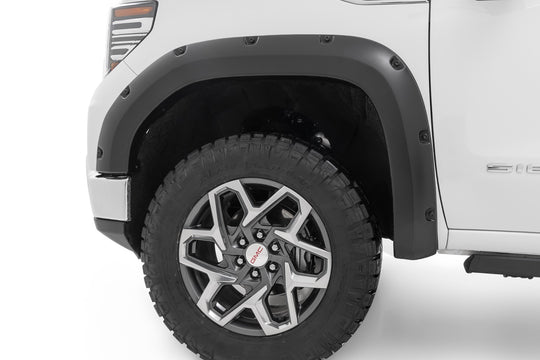 F-C11950A-GBA Pocket Fender Flares - GBA Black - GMC Sierra 1500 2WD/4WD (19-23) Rough Country Canada