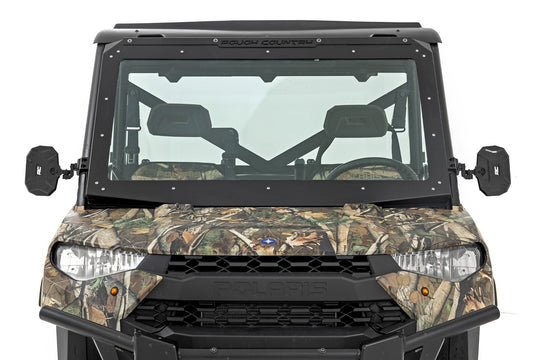 99208 UTV Aluminum Side View Mirrors - Vertical Rough Country Canada