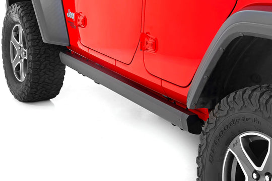 PSR610430 Power Running Boards - Lighted - 4 Door - Jeep Wrangler JL (18-23) Rough Country Canada