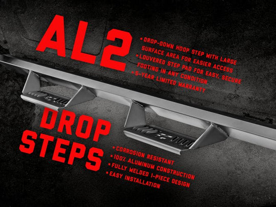 AL209154 AL2 Drop Steps - Crew Cab - Ram 1500 2WD/4WD Rough Country Canada