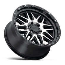 Load image into Gallery viewer, 1890ALA-88170B25 - Black Rhino Alamo 18X9 8X170 -18 mm Gloss Black W/ Machined Face &amp; Stainless Bolts - Black Rhino Wheels Canada