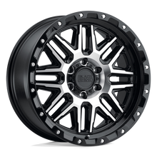 Load image into Gallery viewer, 1890ALA-88170B25 - Black Rhino Alamo 18X9 8X170 -18 mm Gloss Black W/ Machined Face &amp; Stainless Bolts - Black Rhino Wheels Canada