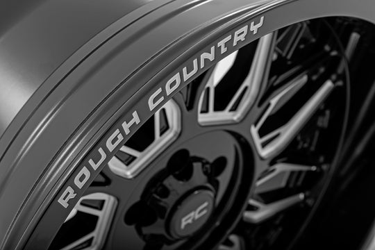 86201013 Rough Country 86 Series Wheel - One-Piece - Gloss Black - 20x10 - 5x4.5 - -19mm Rough Country Canada