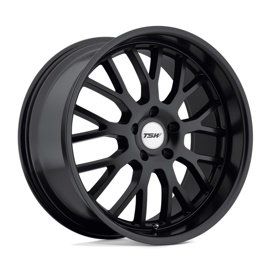 1880TRM455112M72 - TSW Tremblant 18X8 5X112  45mm Matte Black - TSW Wheels Canada