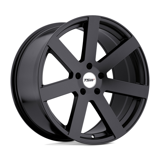 1995BAR205120M76 - TSW Bardo 19X9.5 5X120  20mm Matte Black - TSW Wheels Canada