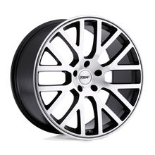 Charger l'image dans la galerie, 1880DON205120B76 - TSW Donington 18X8 5X120  20mm Gunmetal Mirror Cut Face - TSW Wheels Canada