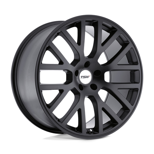1995DON205114M76 - TSW Donington 19X9.5 5X114.3  20mm Matte Black - TSW Wheels Canada