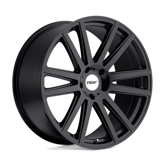 2010GAT355130M84 - TSW Gatsby 20X10 5X130  35mm Matte Black - TSW Wheels Canada