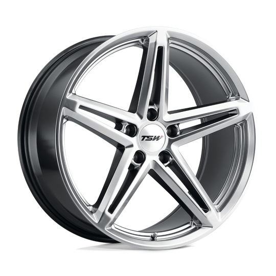 1885MTN325112S66 - TSW Molteno 18X8.5 5X112  32mm Hyper Silver - TSW Wheels Canada